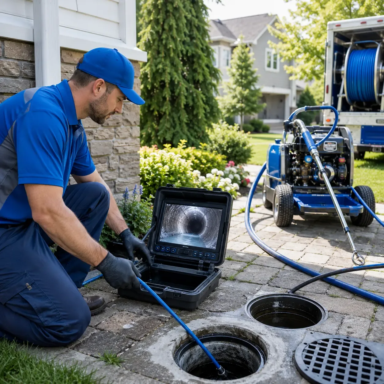 Outdoor drain cleaning professionals serving Seagrove, NC